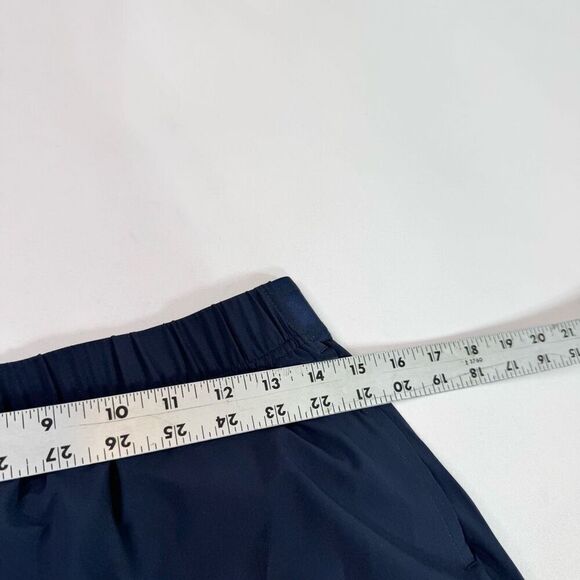 Nike Shorts Women Medium Blue Training Lined Elastic Waist Tempo Pull On Running - Picture 6 of 10